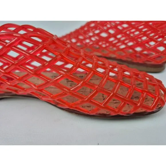 The Row Women's Red Mara Flats Size 37 - Picture 5 of 9